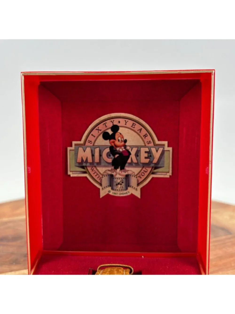 New Vintage 1987 Disney Seiko Mickey Mouse Watch 60th Anniversary Men & Women's